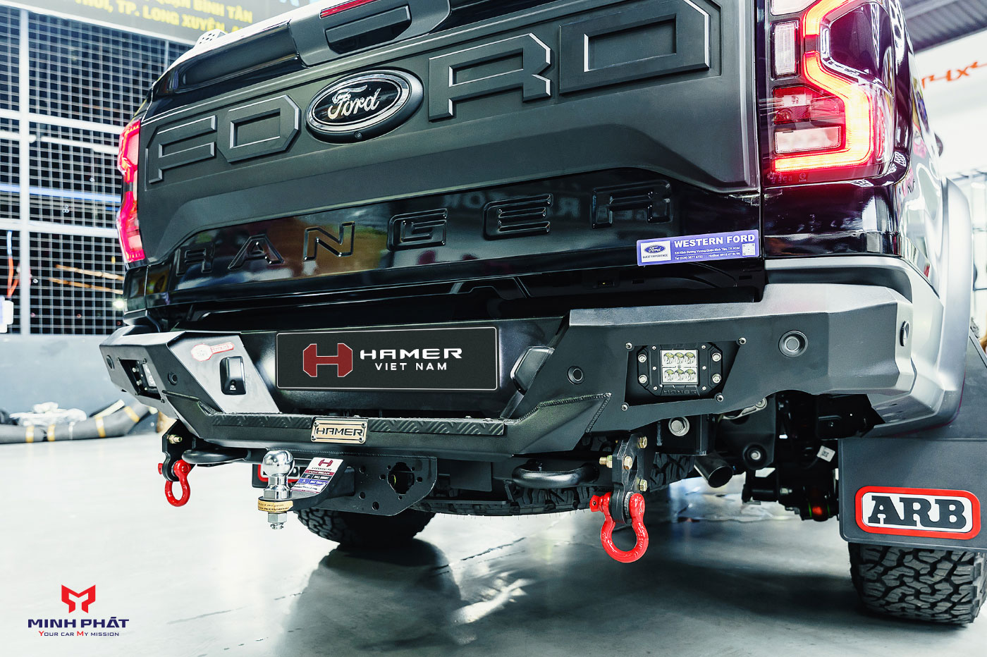 Cản Sau Hamer Nova Series MX204 Cho Ford Ranger Raptor Next Gen 2023+ - Ảnh 5