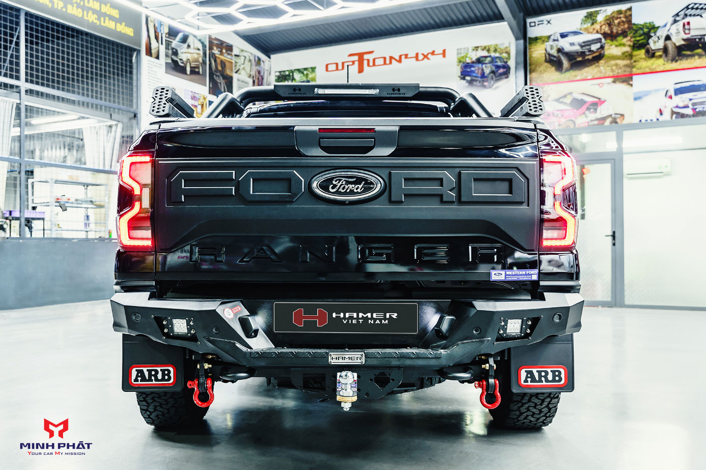 Cản Sau Hamer Nova Series MX204 Cho Ford Ranger Raptor Next Gen 2023+ - Ảnh 6