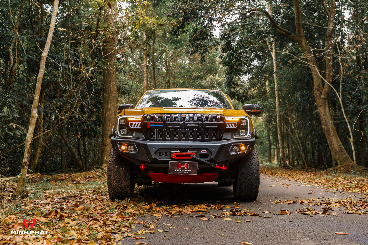 Cản trước Hamer King Series AM106 bảo vệ toàn diện cho Ford Ranger Next Gen/Everest 2023+ trong mọi cuộc hành trình