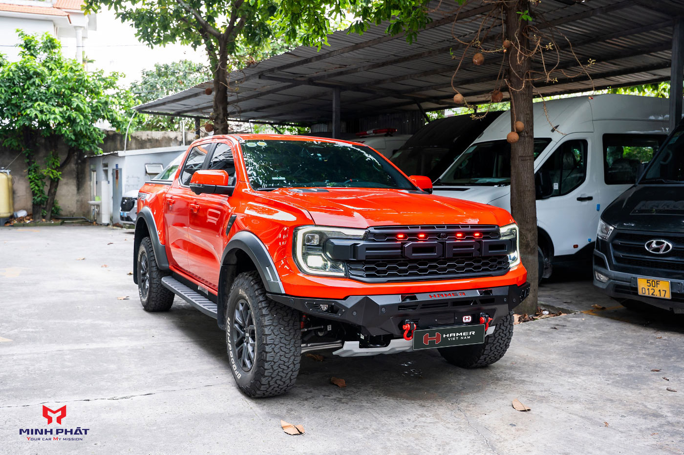 Cản Trước Hamer Guardian Series AM112 Cho Ford Ranger Raptor Next Gen 2023+