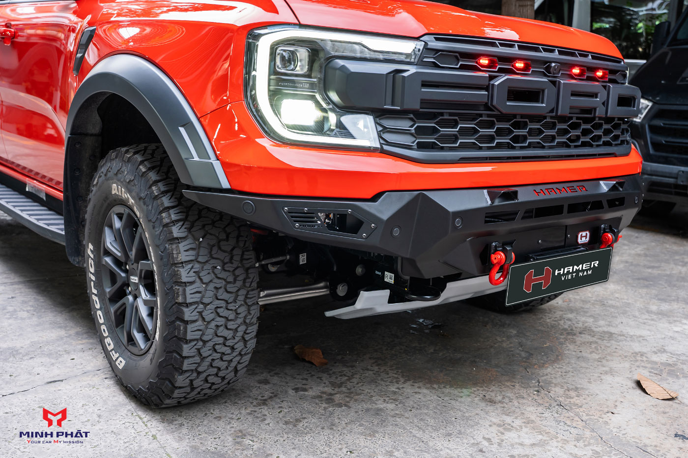 Cản Trước Hamer Guardian Series AM112 Cho Ford Ranger Raptor Next Gen 2023+
