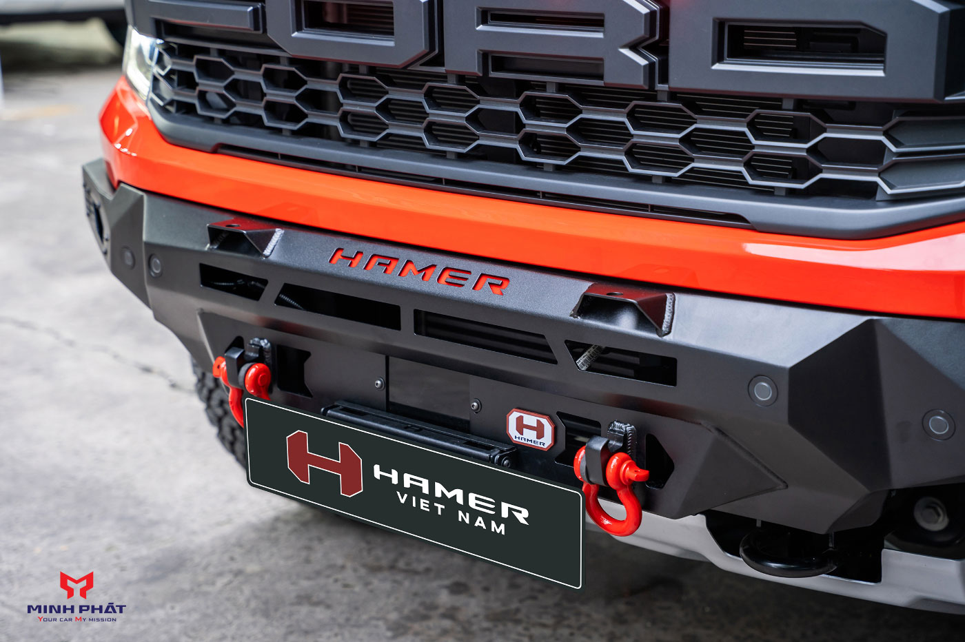 Cản Trước Hamer Guardian Series AM112 Cho Ford Ranger Raptor Next Gen 2023+