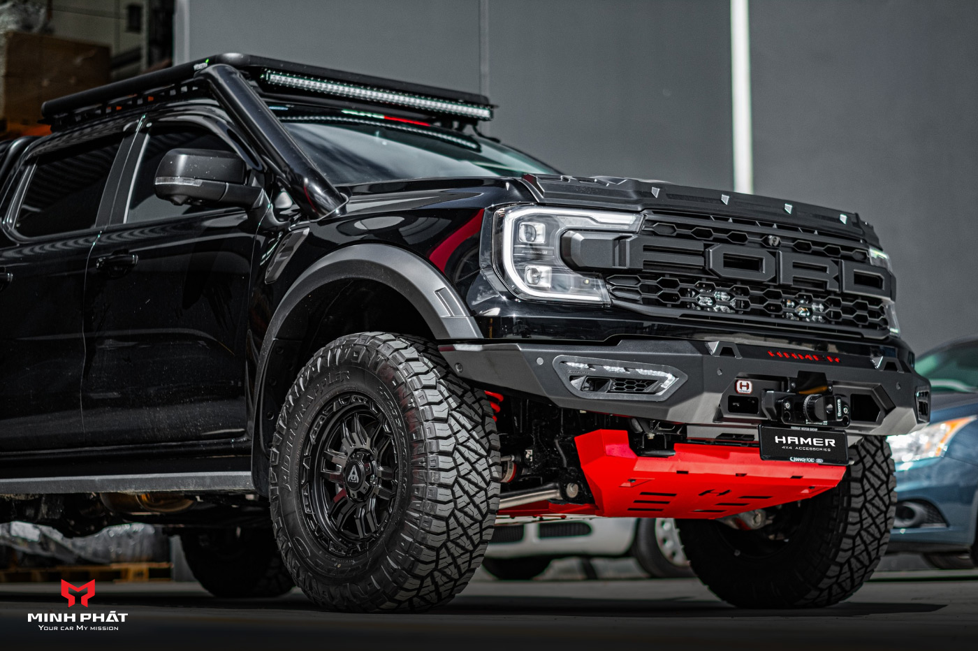 Giáp Gầm 3 Tấm Hamer Cho Ford Ranger Raptor Next Gen 2023+ - Ảnh 3