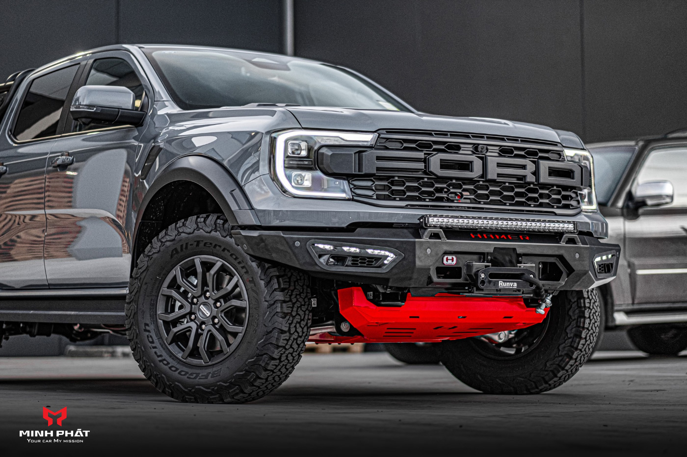 Giáp Gầm 3 Tấm Hamer Cho Ford Ranger Raptor Next Gen 2023+ - Ảnh 4