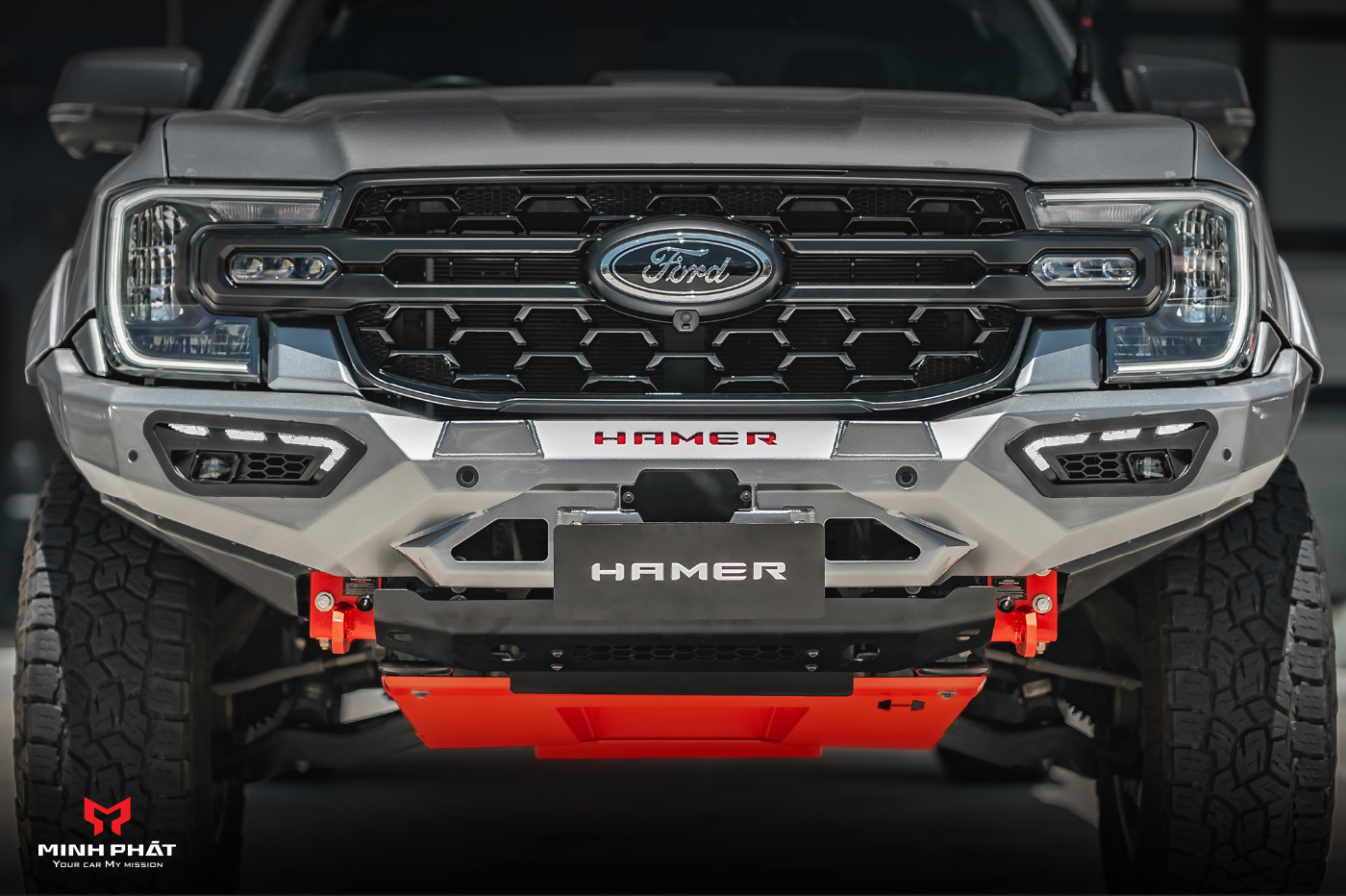 Giáp Gầm 1 Tấm Hamer Cho Ford Ranger Next Gen 2023+ - Ảnh 2
