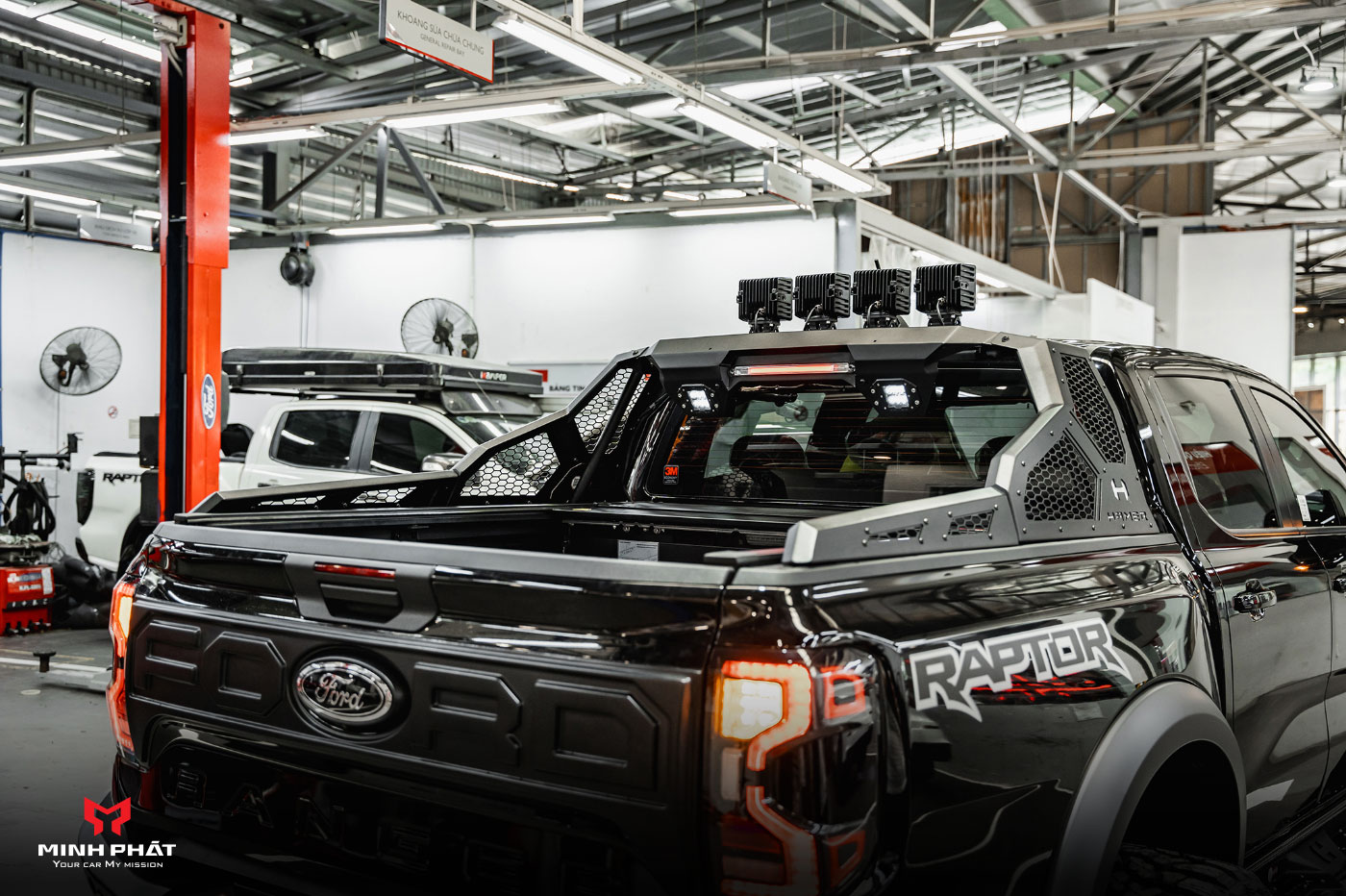 Khung Thể Thao Hamer Warrior Series Plus HR1902+ nâng tầm giao diện cho Ford Ranger/Raptor Next Gen 2023+