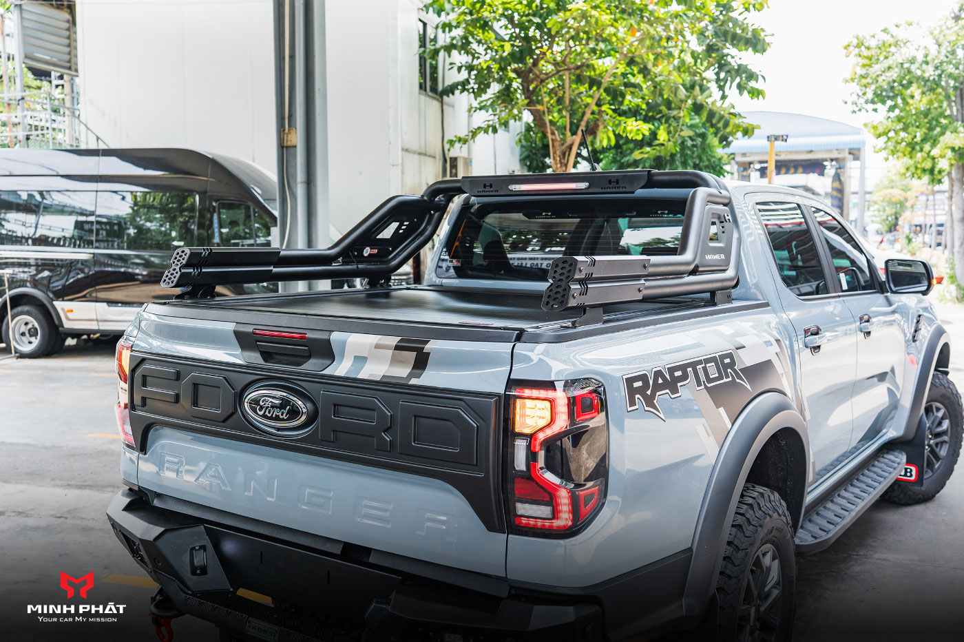 Khung Thể Thao Hamer Night Fury Series HR2000 nâng tầm ngoại hình Ford Ranger/Raptor Next Gen 2023+