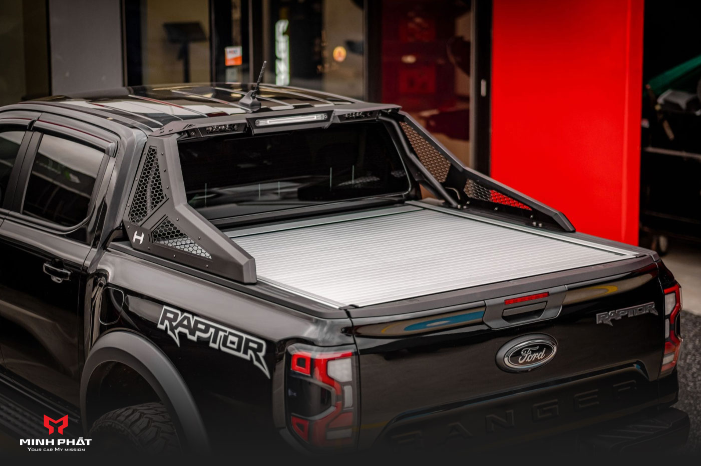 Khung thể thao Hamer Victor Series HR2100 hỗ trợ bảo vệ vững chắc phần thùng xeFord Ranger/Raptor Next Gen 2023+ trong mọi chuyến đi