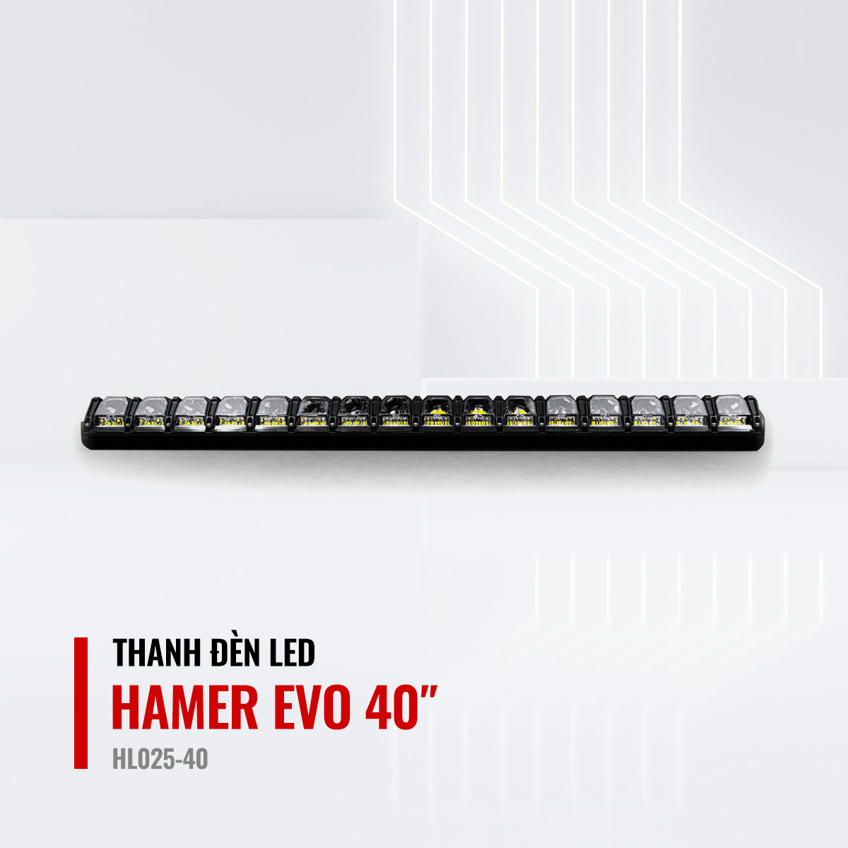 Thanh Đèn Led Light Bar Hamer Evo 40 Inch HL025-40