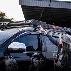 Alternative view of Baga Mui Có Đèn Led Hamer Solar Series HR153 Cho Mitsubishi Pajero 2020+