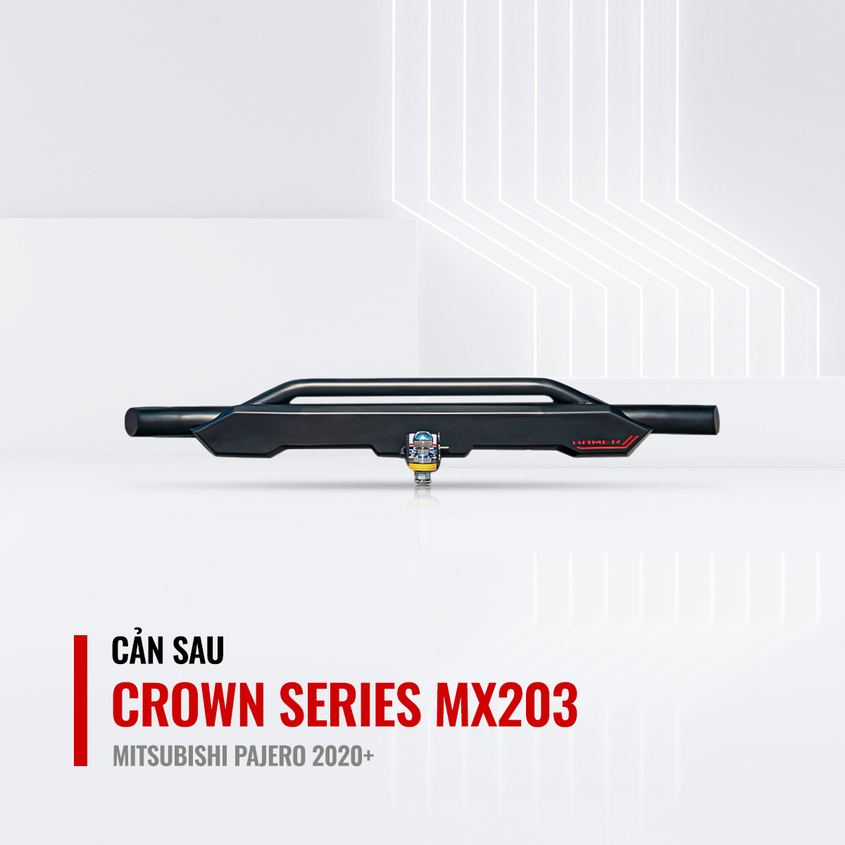 Cản sau Hamer Crown Series MX203 Cho Mitsubishi Pajero 2020+