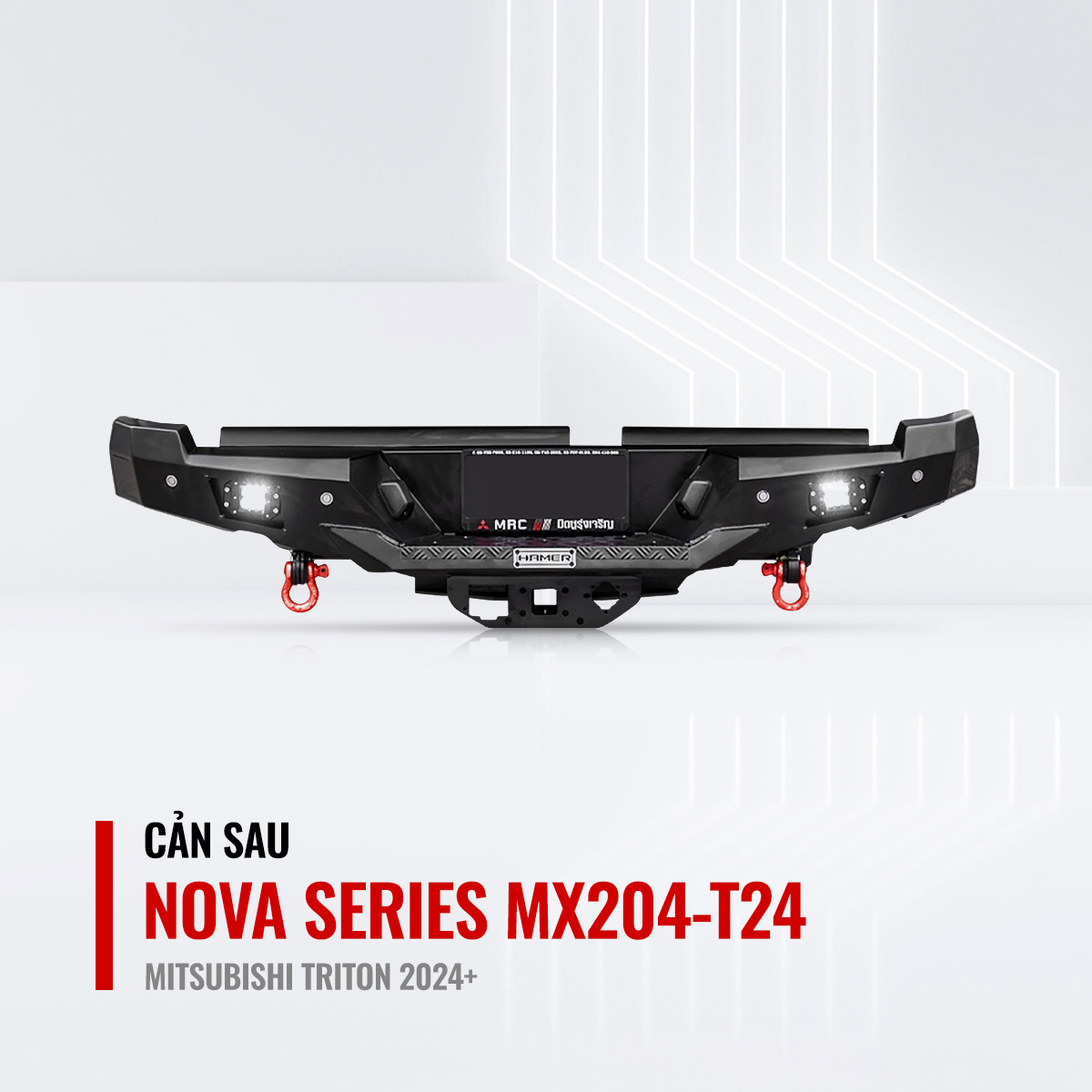 Cản Sau Hamer Nova Series MX204-T24 Cho Mitsubishi Triton 2024+