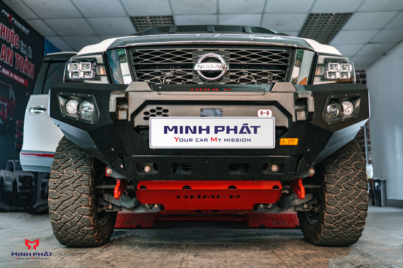 Cản Trước Hamer King Series AM106 Cho Nissan Navara Pro4X 2020+