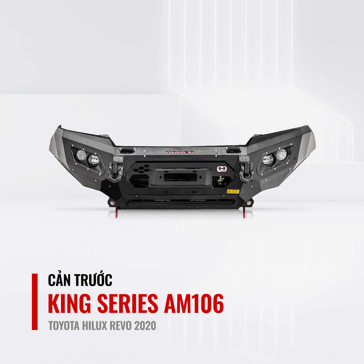 Cản Trước Hamer King Series AM106 Cho Toyota Hilux Revo 2020