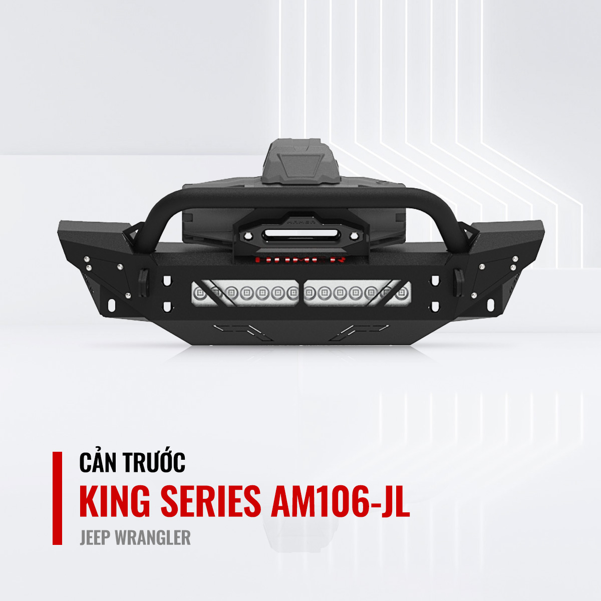 Cản Trước King Series AM106-JL Cho Jeep