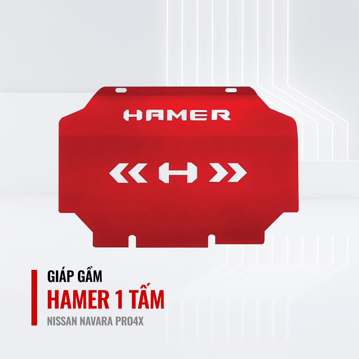 Giáp Gầm 1 Tấm Hamer Cho Nissan Navara Pro4X