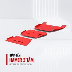Giáp Gầm 3 Tấm Hamer Cho Mitsubishi Pajero 2020+