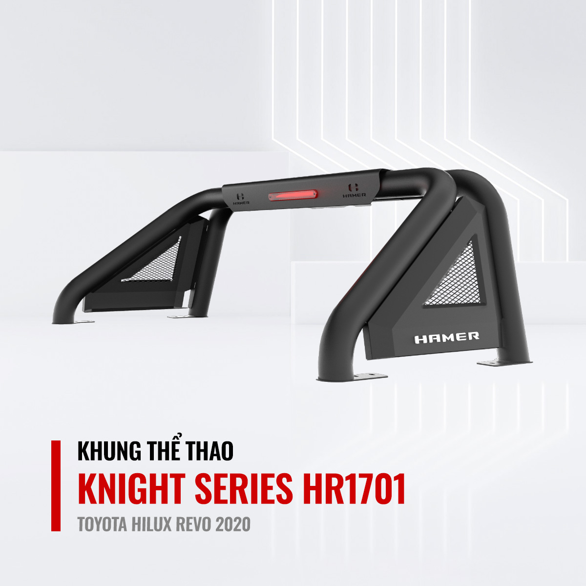 Khung Thể Thao Hamer Knight Series HR1701 Cho Toyota Hilux Revo 2020
