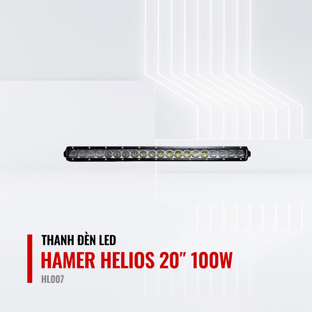 Thanh Đèn Led Hamer Helios 20" 100W HL007