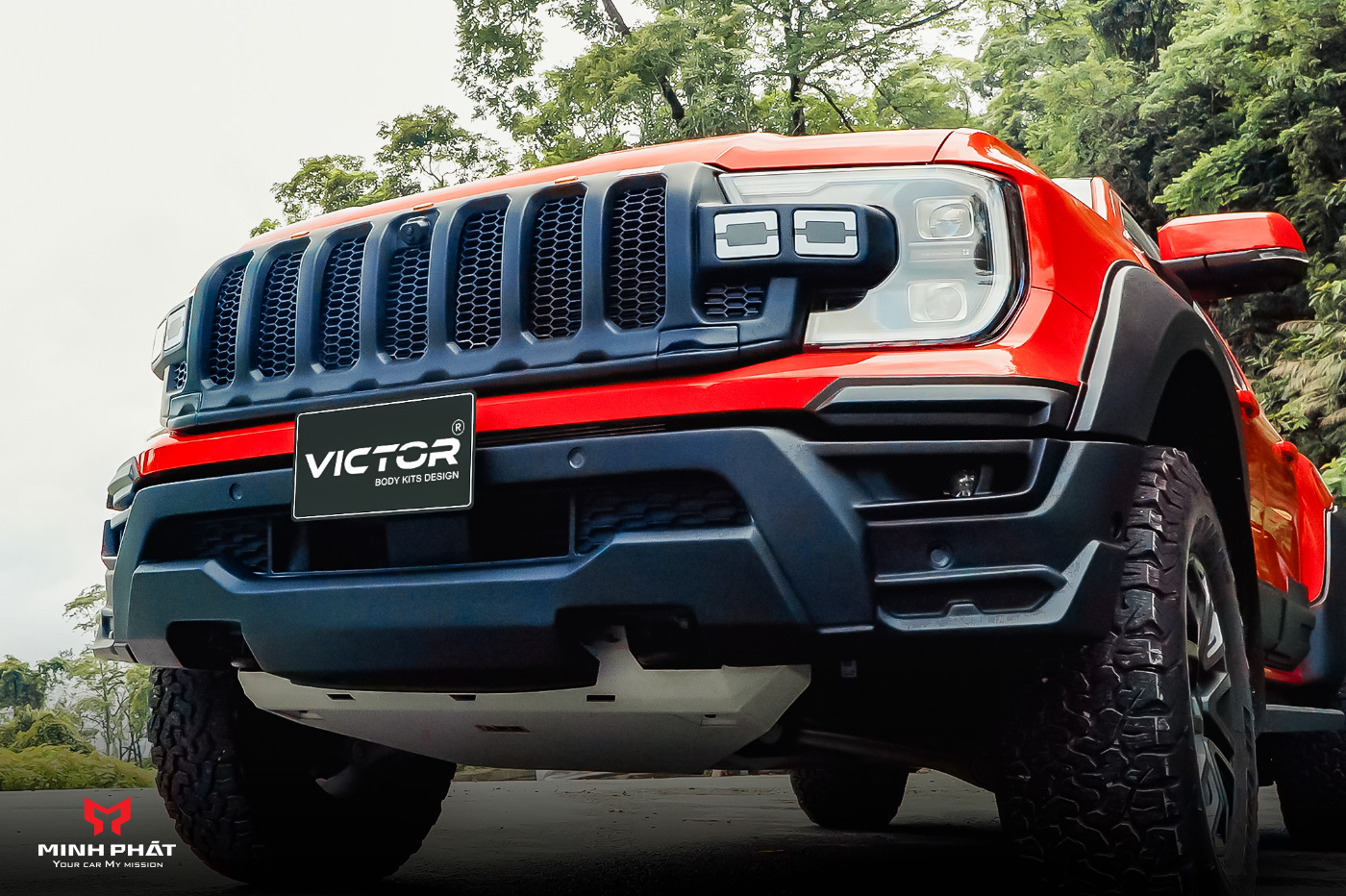 Bodykit Victor Cho Ford Ranger Raptor 2023+ - Ảnh 5