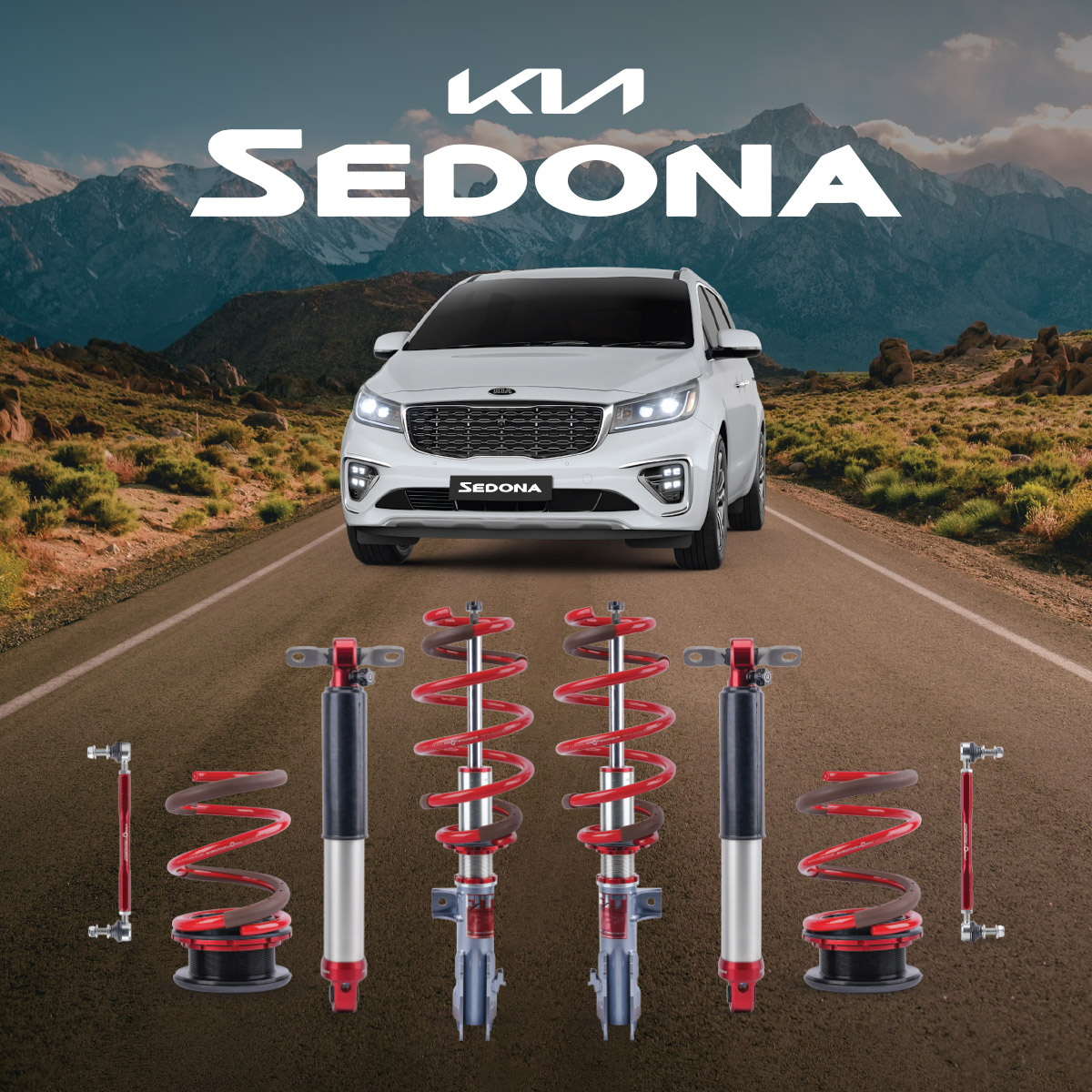 Phuộc Giảm Xóc Profender FITZ Cho Kia Sedona