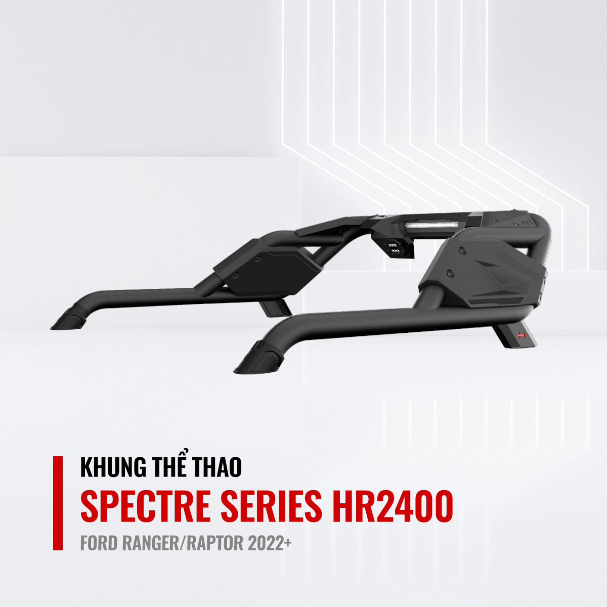 Khung Thể Thao Hamer Spectre Series HR2400 Cho Ford Ranger/Raptor 2022+