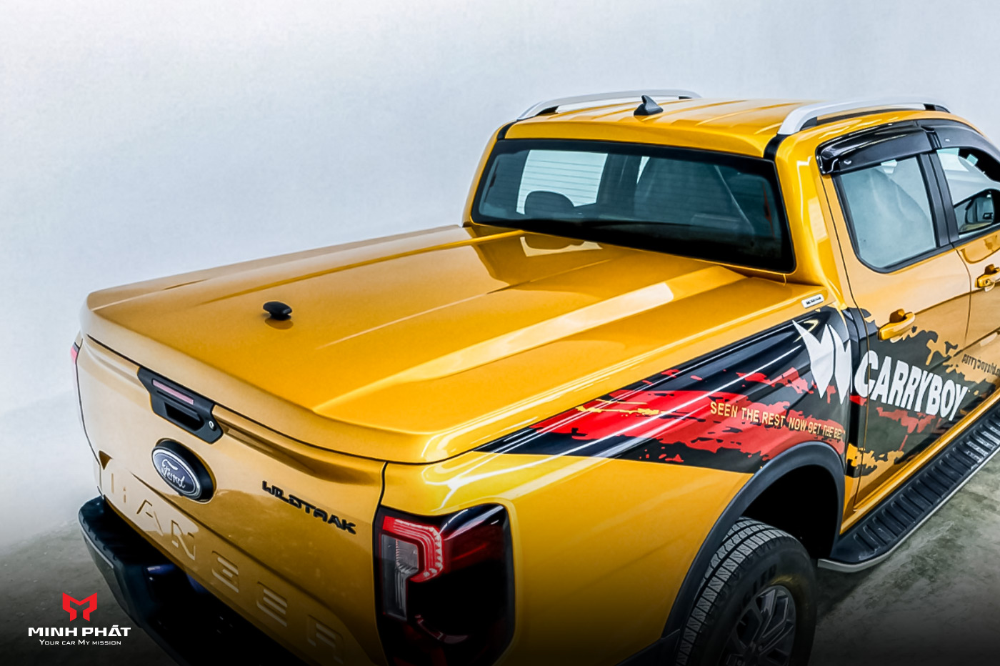 Nắp Thùng Cơ Nâng 45 Độ Carryboy CFRD-SV Cho Ford Ranger XLS/XLT/Raptor - Ảnh 4