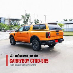 Nắp Thùng Cao Cửa Lùa Carryboy CFRD-SR5 Cho  Ford Ranger XLS/XLT/Raptor