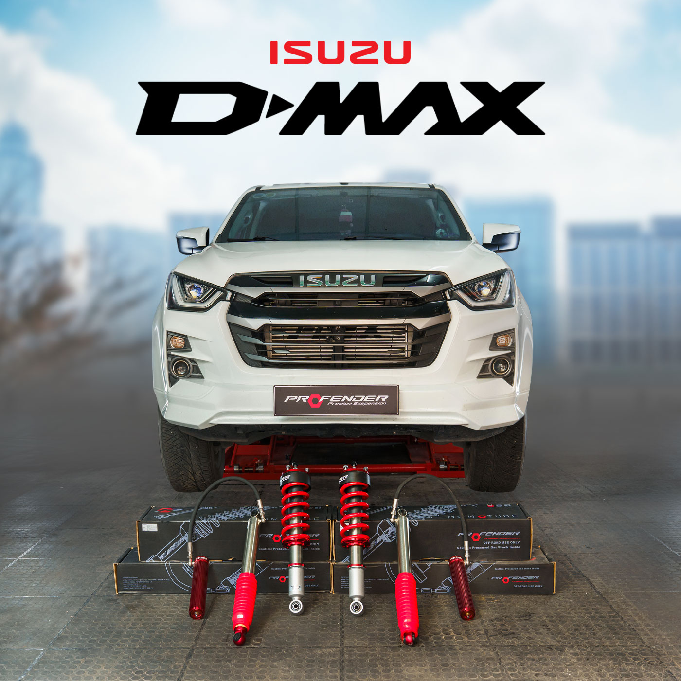 Phuộc giảm xóc Profender Queen Series & Monotube cho Isuzu D-Max