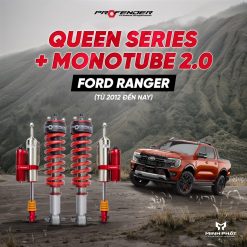 Phuộc Giảm Xóc Profender Queen Series + Monotube 2.0 Cho Ford Ranger